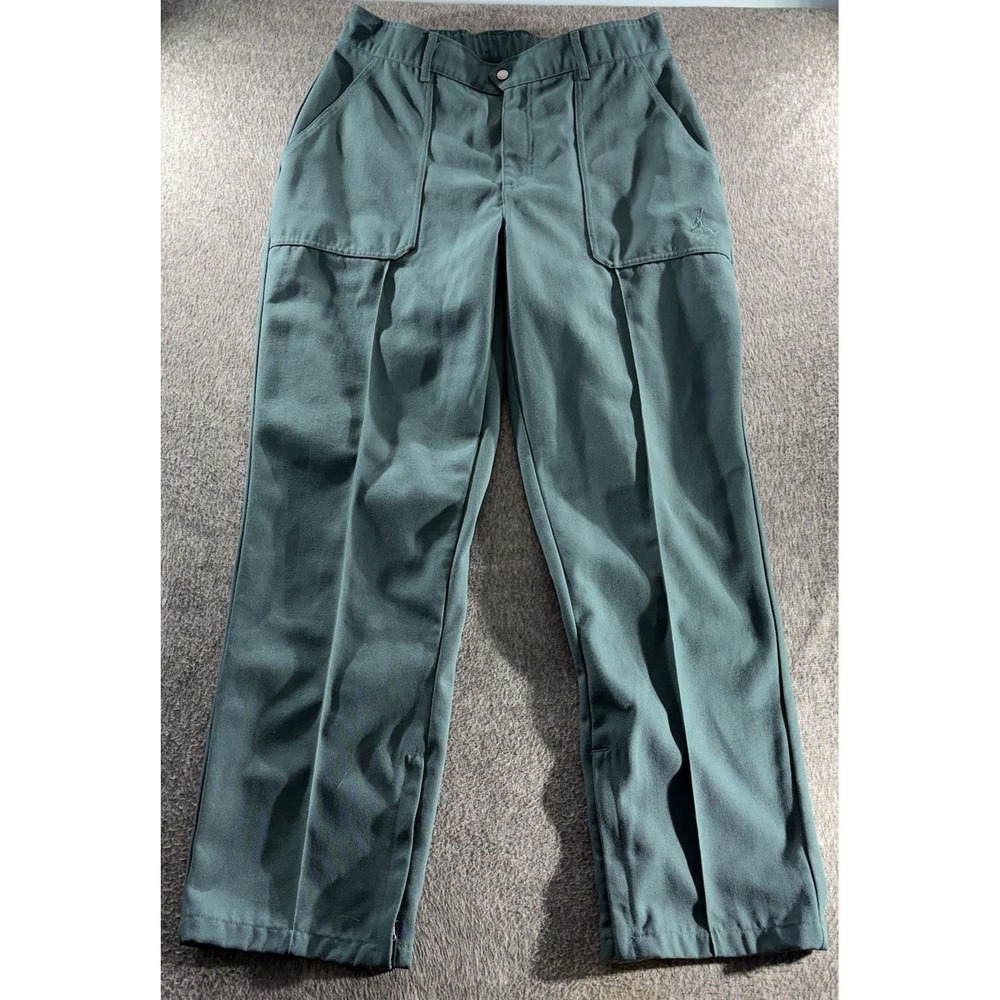 Air Jordan Nike Woven Active Pants Women's Medium Dark Green Workwear
